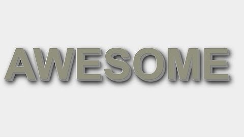 CSS3 - 3D Text Effect