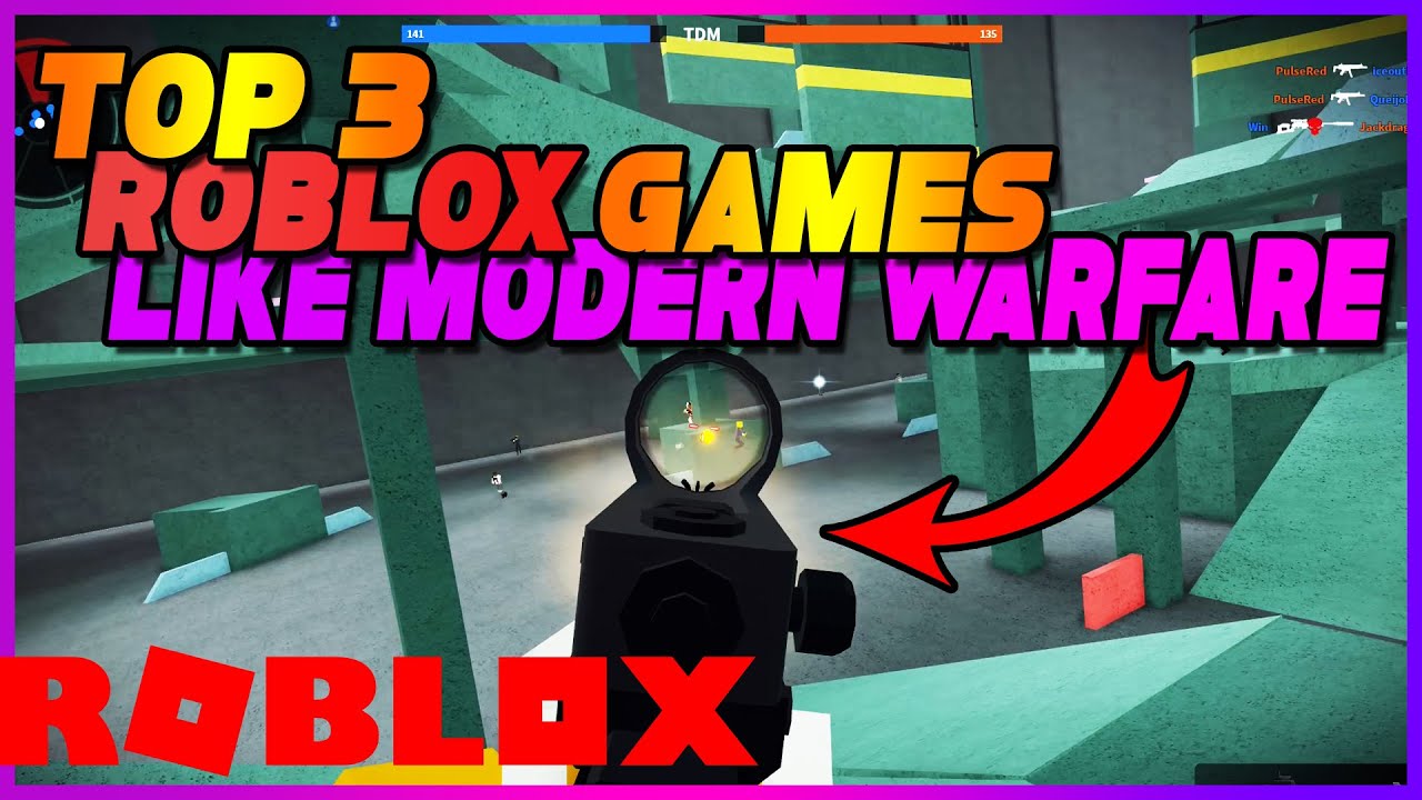 Top 3 Fps Games On Roblox Like Call Of Duty Modern Warfare Roblox Triple A Games Youtube - best call of duty games on roblox