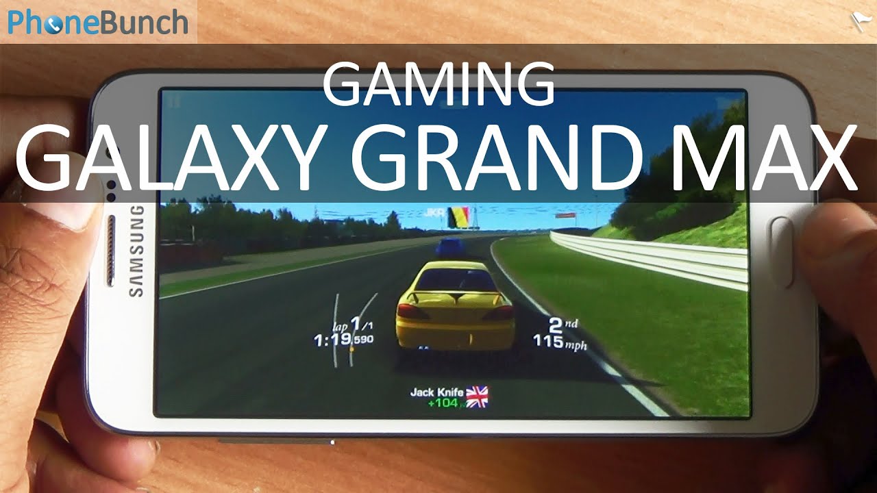 Samsung Galaxy Grand Max Gaming Review  YouTube