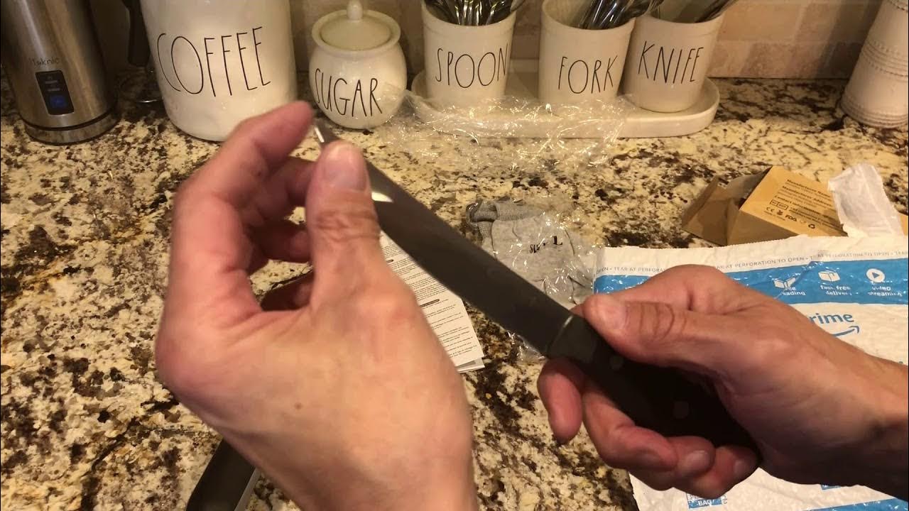 Knife Sharpener Unboxing  4-in-1 longzon [4 stage] Knife