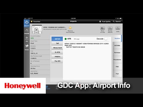 MyGDC Airport Information Dashboard | Services | Honeywell Aviation