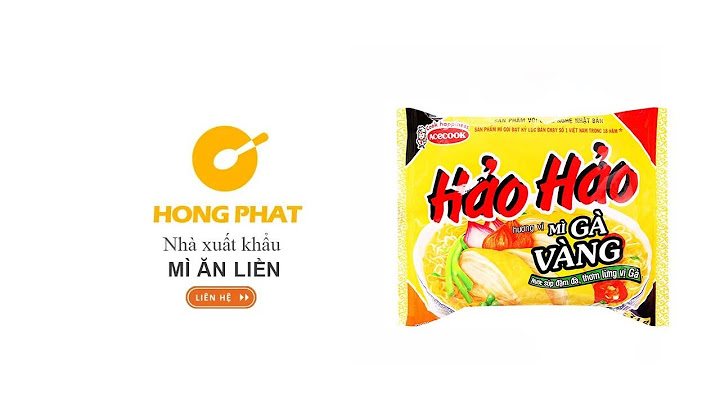 HỒNG PHÁT Nhà Xuất Khẩu: Mì Ăn Liền Hảo Hảo Gà Vàng Gói 74g