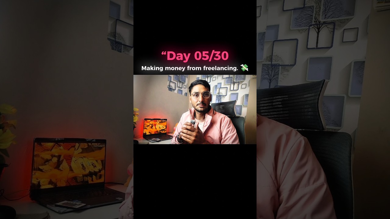 Day 05/30 of making money from freelancing. #contentcreator #makemoneyonline #creatorjourney #shorts