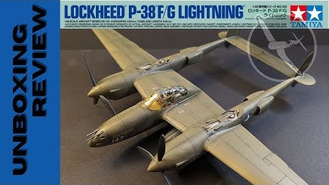 Full Build - Tamiya P-38F Lightning in 1/48 Scale