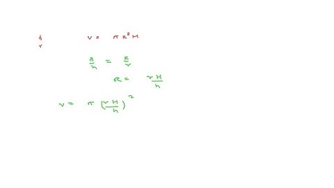 A right circular cylinder is inscribed in a cone with height h and base radius r . Find the largest…