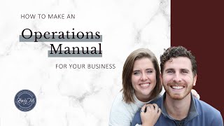 How to Create an Operations Manual for your Business 📝