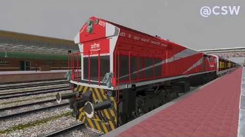 MSTS\OR 3-D Cabview of WDP4B PRATEEK