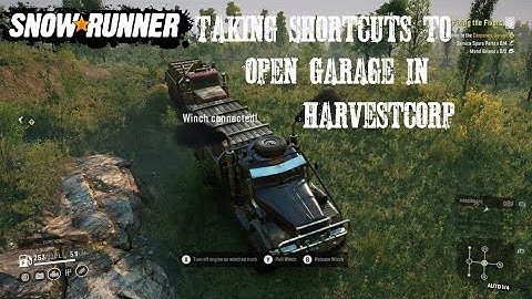 Taking Shortcuts To Getting Our Garage In Harvestcorp New SnowRunner Phase 8 DLC/Update Gameplay