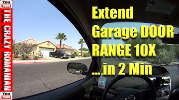 🤔🤫 How to Extend 10x Garage Door REMOTE RANGE - FOR FREE - in under 2 Minutes