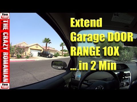 🤔🤫 How to Extend 10x Garage Door REMOTE RANGE - FOR FREE - in under 2 Minutes