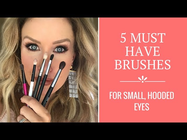 5 MUST HAVE BRUSHES for Small, Hooded Eyes! - YouTube