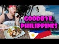 Leaving the Philippines travel vlog - Foreigner tries lechon and unique street food!