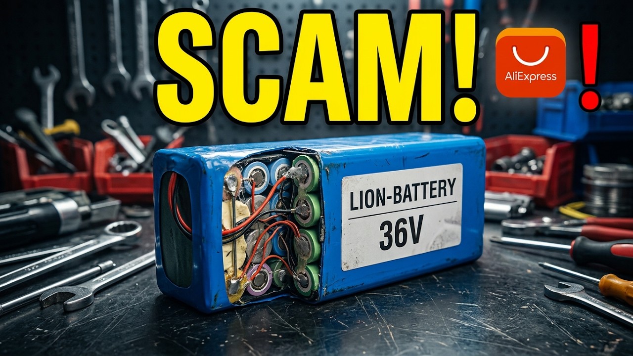 I Cut Open A Fake 36V Battery: You Won't Believe What's Inside