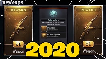 FINISHED the “75 WINS CONTRACT” on BLACK OPS 3 in 2020 - OPENING A BO3 WEAPON BRIBE in 2020