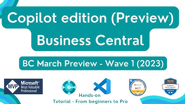 copilot edition in business central | copilot preview in business central | business central wave 1