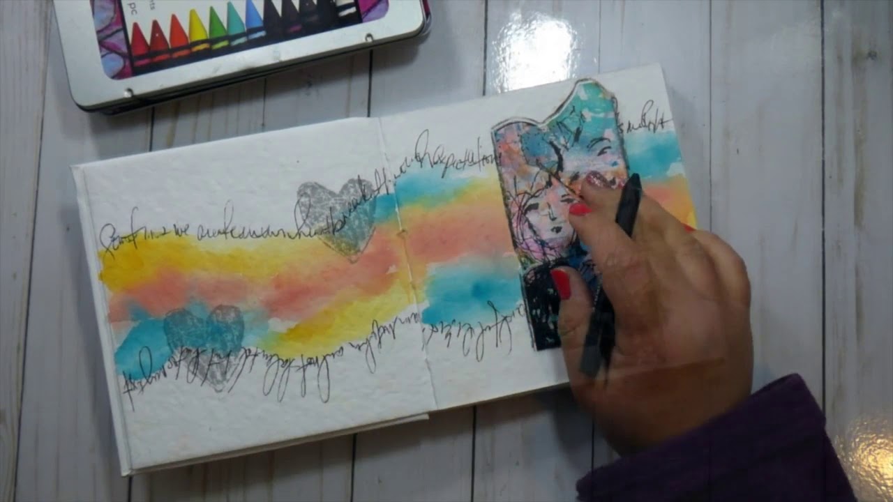 Scribble Watercolor Art DIY – Kid Made Modern