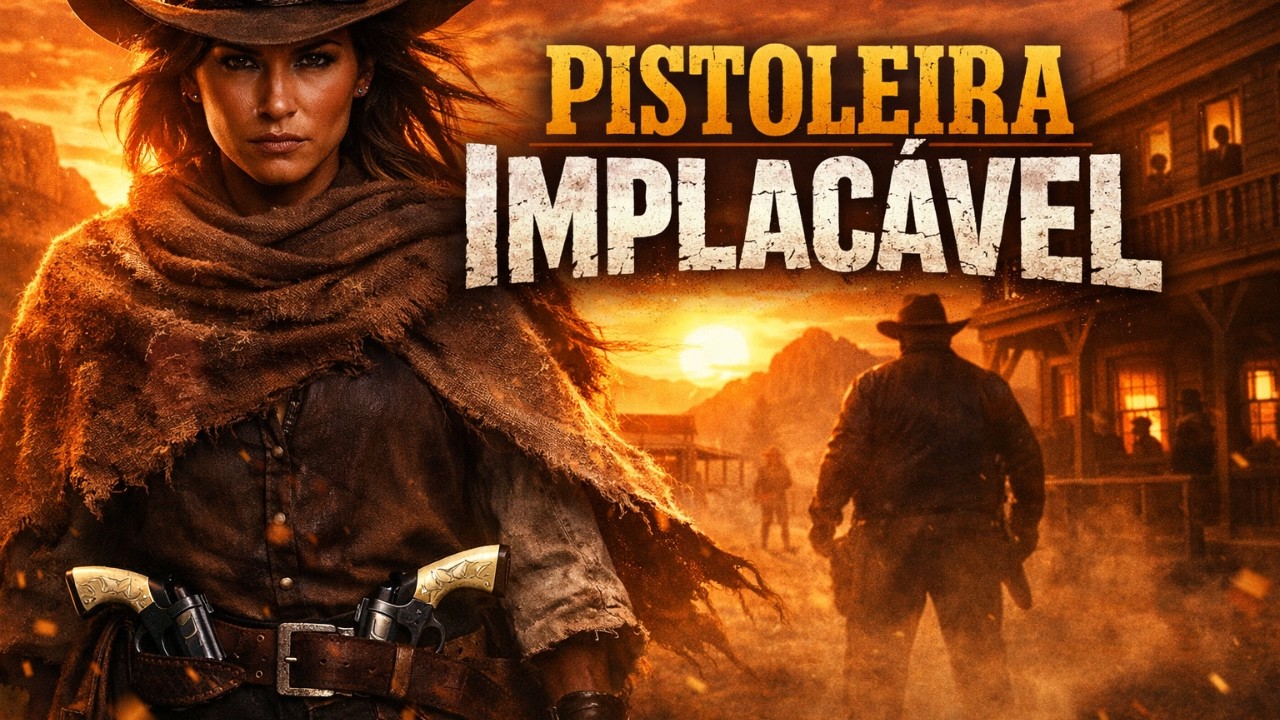 PISTOLEIRA IMPLACÁVEL  Conto Faroeste de Vingança e Sangue  Rosa Canela