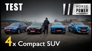 WAR of compact crossovers 2020: Honda HRV, Ford Puma, Peugeot 2008, Mazda CX3