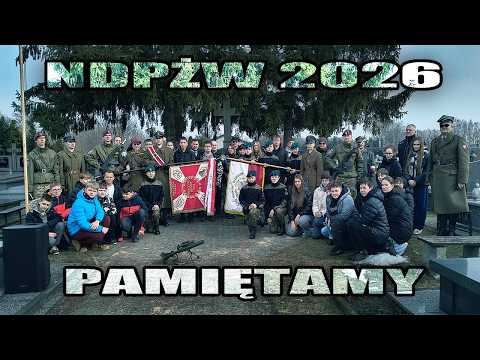 NARODOWY DZIEŃ PAMIĘCI ŻOŁNIERZY WYKLĘTYCH 2026 | Warta | Salwa honorowa | Delegacje | Sztandary