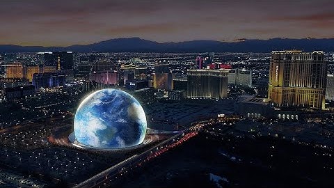 How Las Vegas will build the mini earth ? The MSG Sphere |world