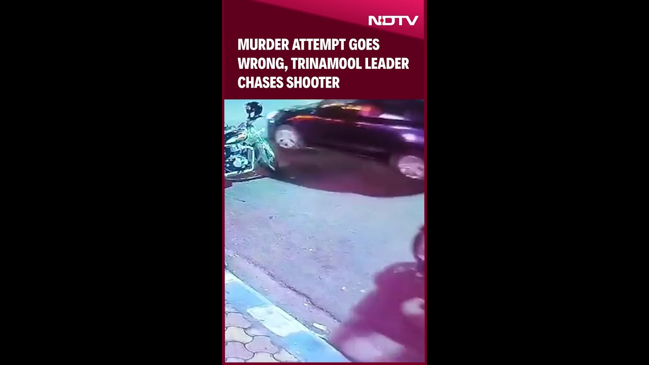 Kolkata Firing News | On Camera, Murder Attempt Goes Wrong, Trinamool Leader Chases Shooter