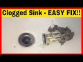 DIY - How To Unclog A Bathroom Sink Without Any Tools