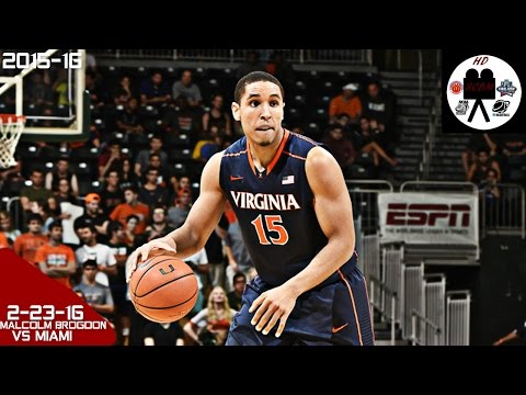 Malcolm Brogdon Full Highlights vs Miami (2-23-16) 28 Points