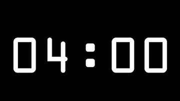 4 Minute Timer with Alarm (Count Up Stopwatch)