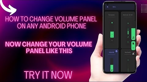 How To Change Volume Panel On Any Android Phone | Best App 2022 |