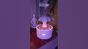 Soothing moisturizing therapy 🥹 #humidifier #relax #rain #aromatherapy #homedecor #soothing
