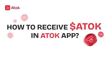 How To Receive $ATOK In Atok App?
