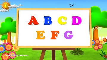 ABC Song | ABCD Alphabet Songs | ABC Songs for Children - 3D ABC Nursery Rhymes