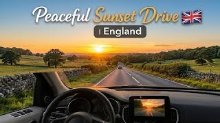 Peaceful Sunset Drive on Motorway UK #driving #travel #tourism #wanderlust #motor #lifeisbutadream 