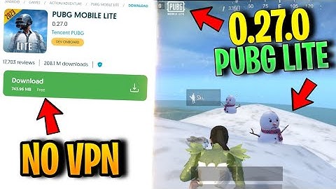 PUBG Lite 0.27.0 No VPN Features 😍| Pubg Lite New Update Today 2023 | Crash Fix Loading Problem Fix