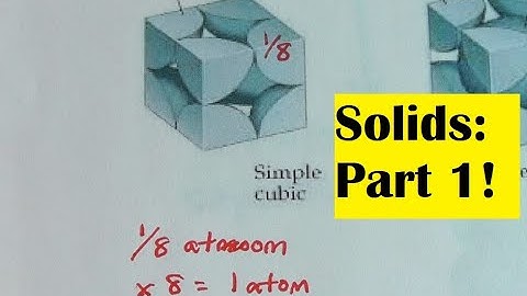 Solids Part 1: Amorphous and Crystalline Solids