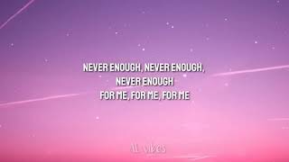 Never Enough -Loren Allred [ official lyrics video ]