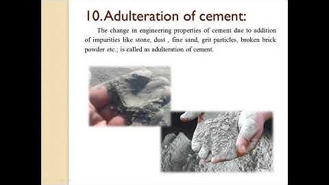 Lecture-5 Concrete Technology|| Cement