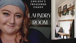 Cheap Laundry Room/ Mudroom Makeover | DIY | bead board | Fresh New Room for a Fresh New Year