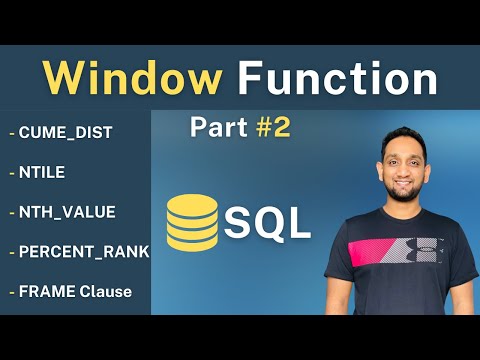 SQL Window Function | How to write SQL Query using Frame Clause, CUME_DIST | SQL Queries Tutorial