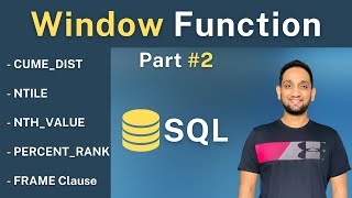 SQL Window Function | How to write SQL Query using Frame Clause, CUME_DIST | SQL Queries Tutorial