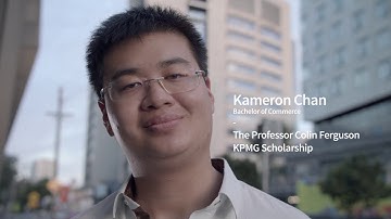 The impact of scholarships – Professor Colin Ferguson KPMG Scholarship