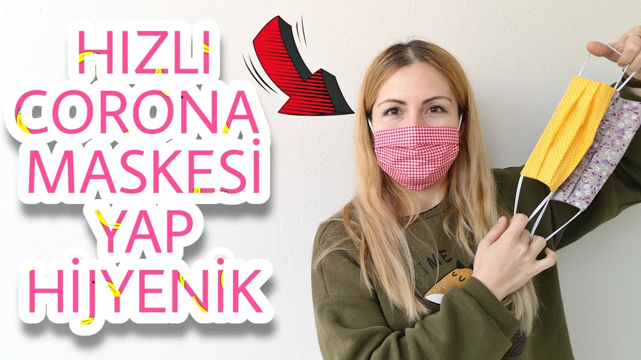 maske nasil yapilir evde kolay maske yapimi bes dakika maske yaptim youtube maskeler youtube kendin yap ve el sanatlari