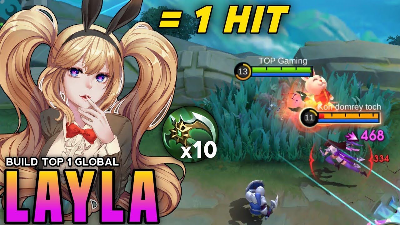 Наконец-то сборка Лейлы с высокой скоростью атаки и высоким уроном на 100% сломана! / Сборка лучш...