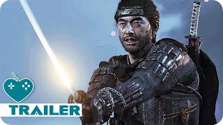 Ghost of Tsushima Release Date Trailer (2020) PS4 Games