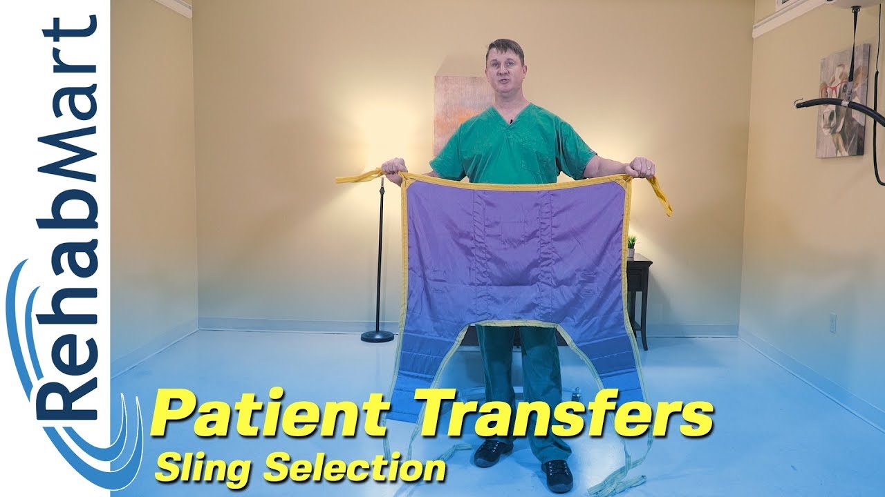 How To Use A Hoyer Patient Lift To Transfer A Patient From Their Wheelchair To A Bed Youtube