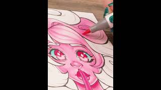 Drawing Pink Diamond from Steven Universe