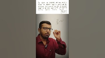 JEE Main 2024 Tricks: Projectile Motion MCQ ! #jeemain2024 #kinematics #tricksandcheatcodes #shorts