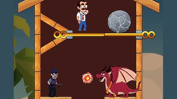 Home Pin Rescue New Gameplay Walkthrough Puzzle Level 27-42 | Pull The Pin Mobile Game