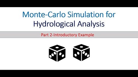 Monte-Carlo-Simulation for Hydrological Analysis – Part 2 – Two-Dice-Tutorial in Excel
