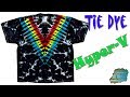 How to Tie Dye:  Hyper V  [Liquid Dye]